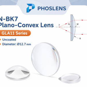 GLA11 Uncoated N-BK7 Plano-Convex Lens 12.7 mm