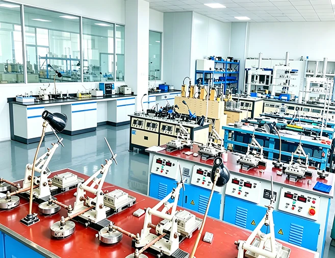 Optical production workshop of a PHOSLENS manufacturing partner